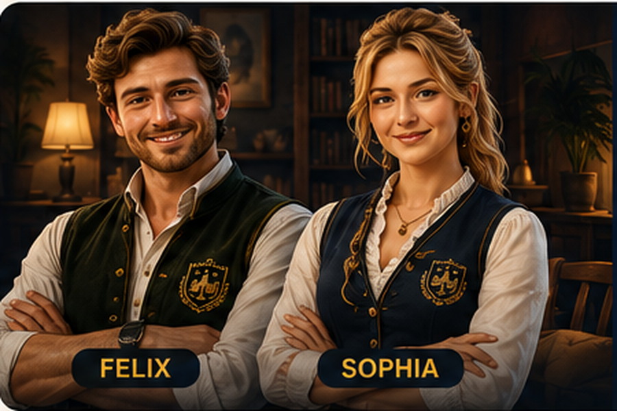 Felix and Sophia, your German conversation buddies